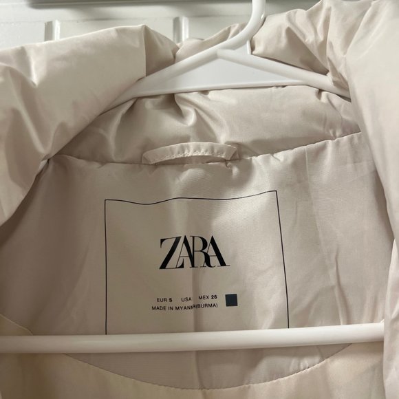 Zara Hooded Quilted Jacket - S - Picture 3 of 8